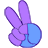 :hand-purple-blue-peace: