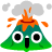 :volcano-green-lava-orange:
